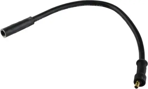 Zündkabel von Bosch mit einem Anschluss für eine sichere Verbindung. Das Kabel hat eine flexible Isolierung und ist für den Einsatz in Zündsystemen geeignet.